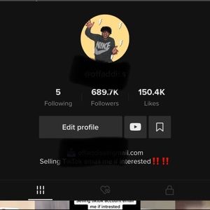 TikTok account